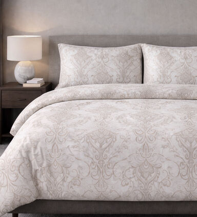 Home Deco and More Cotton Padded Mattress Protector, Multicolor, 220x240-cm, Packshot View