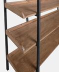 Home Deco and More Brooks Wide Shelf Pine Bookcase, Packshot View