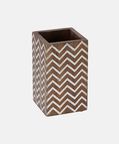 Wood Wave-print Square Tumbler