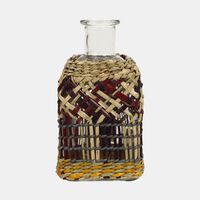 Seagrass Glass Bottle Decorative