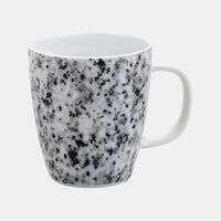Salt and Pepper Masonry Porcelain Granite Mug, Packshot View