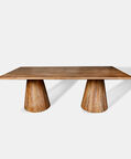 Home Deco and More Pine Mango Wood Dining Table, Packshot View