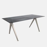 Lana Glass Rectangular Dinning Table