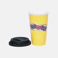 Rosanna Pellegrini Wow Printed Travel Mug, Packshot View