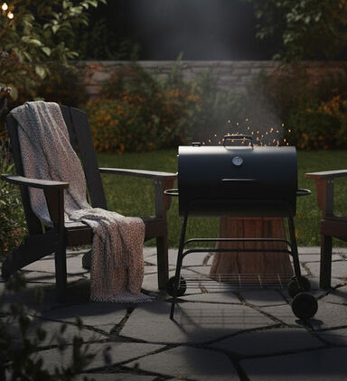 Home Deco and More Bbq Cylinder-on-wheels, Packshot View