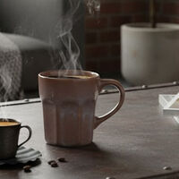 Excellent Houseware Stoneware Handled Mug, Light-pink, Packshot View