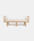 Charmella Rattan Polished Daybed