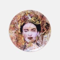 Memories Porcelain Cake Plate