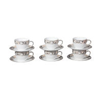 Vera Lys Porcelain Tea Cup 6-piece Set