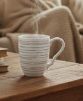 Home Deco and More Grafik Porcelain Mug, Packshot View