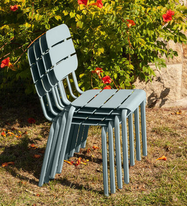 Alicante Aluminum Stackable Chair