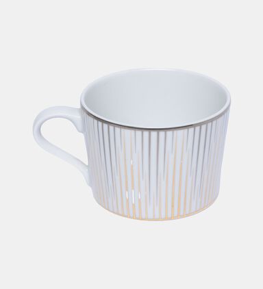 Glint Porcelain Gold Details Tea Cup Saucer Set