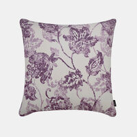 Home Deco and More Lilac Cotton Square Filled And Vaccumed Cushion, Packshot View