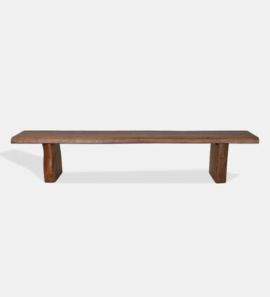 Home Deco and More Ethnic Acacia Wood Bench, Dark-brown, 300-cm, Packshot View