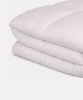 Home Deco and More Cotton Sateen Fibre Duvet, White, 160x200-cm, Packshot View