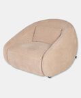 Home Deco and More Lola 1-seater Arm Chair, Beige, Packshot View