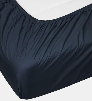 Essenza Minte Cotton Stain Fitted Sheet, Blue, 160x200-cm, Packshot View