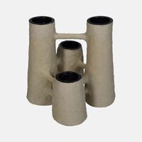 Paper Mache Linked Candle Holder