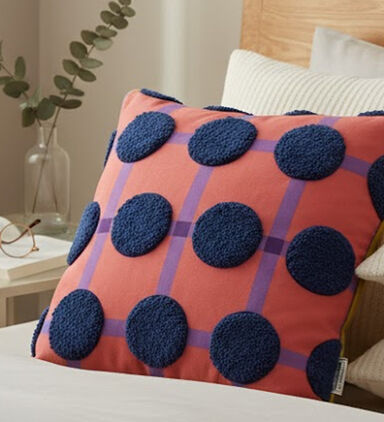 Kersten Graphic-print Square Cushion, Packshot View