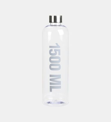 Word-print Stainless Steel Lid Water Bottle