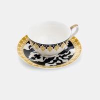 Safra Printed Tea Cup Saucer Set 220 Ml