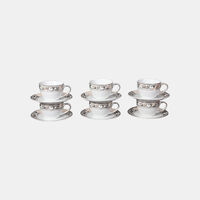 Vera Lys Porcelain Tea Cup 6-piece Set
