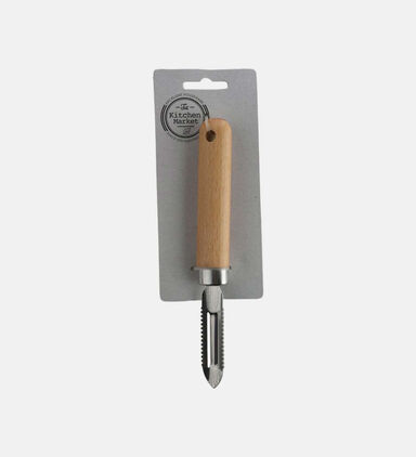 Wood Handle Stainless Steel Peeler