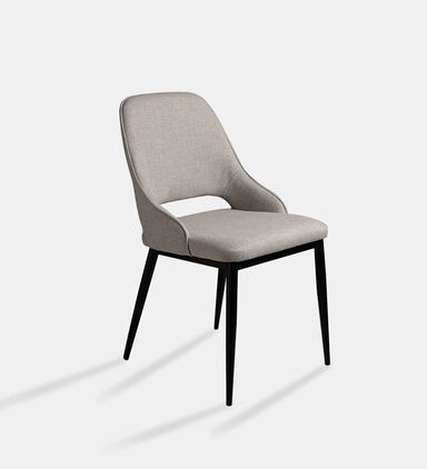 Home Deco and More Koni Iron Tube Dinning Chair, Beige, Packshot View