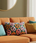 Kersten Smiley Cotton Cushion, Packshot View