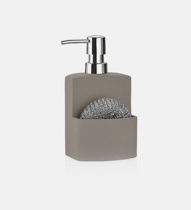 Cement Loofah Soap Dispenser