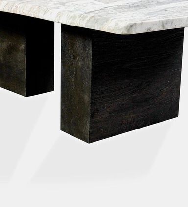 Home Deco and More Fantasy Marble Top Coffee Table, Packshot View