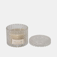 Falling Snow Glass Scented Candle