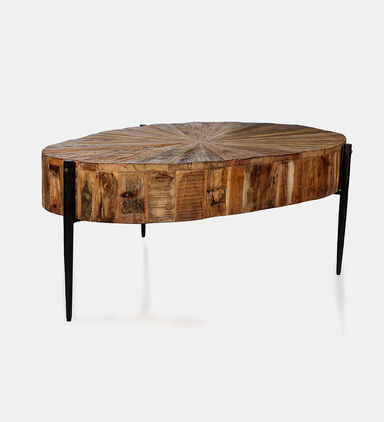 Home Deco and More Sunburst Iron Coffee Table, Packshot View