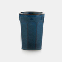 Home Deco and More Earthy-toned Long Mug, Cyan, Packshot View
