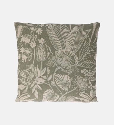 H and S Collection Palm Tree Design Cushion, Packshot View