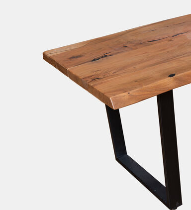 Home Deco and More Edge Wood Dinning Table, Packshot View