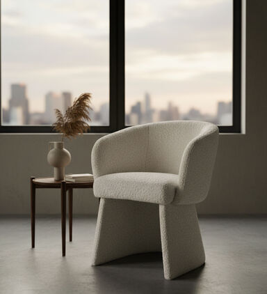 Home Deco and More Rho Round Base Dinning Chair, Packshot View