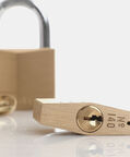 Brass Two-piece Locks Keys Set