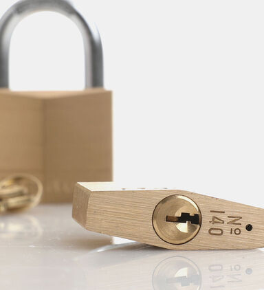 Brass Two-piece Locks Keys Set