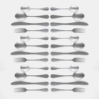 Stonewashed 24 Piece Cutlery Set