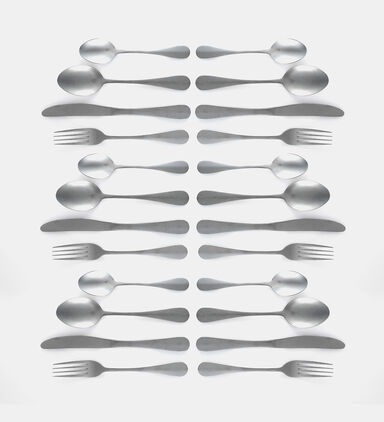 Stonewashed 24 Piece Cutlery Set