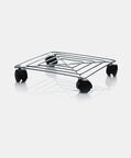 Chrome Square Plant Trolley