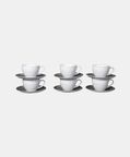 Grafik Porcelain Coffee 6-piece Set