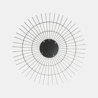 Kersten Gold Symmetricalround Sun Mirror, Packshot View