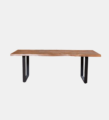 Home Deco and More Edge Wood Dinning Table, Packshot View