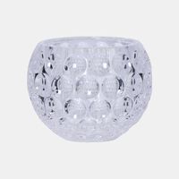 Minerva Crystal Vase 10.4x8 Cm