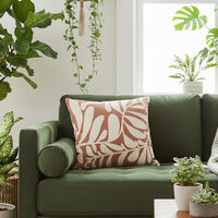 H and S Collection Abstract Design Square Cushion, Packshot View