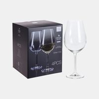 Crystalline 4-piece Wine Glass Set