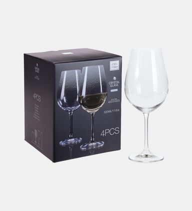 Crystalline 4-piece Wine Glass Set