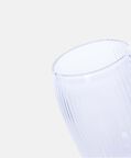Double Wall Stripe Clear Glass Mug 2-piece Set - 350ml